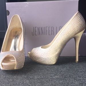 Jennifer Lopez Blingy Blush high heels!!
